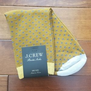 J. Crew Polka Dot Bootie Socks NWT